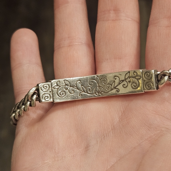 Brighton Believe In Yourself Etched ID Bracelet - Picture 3 of 6